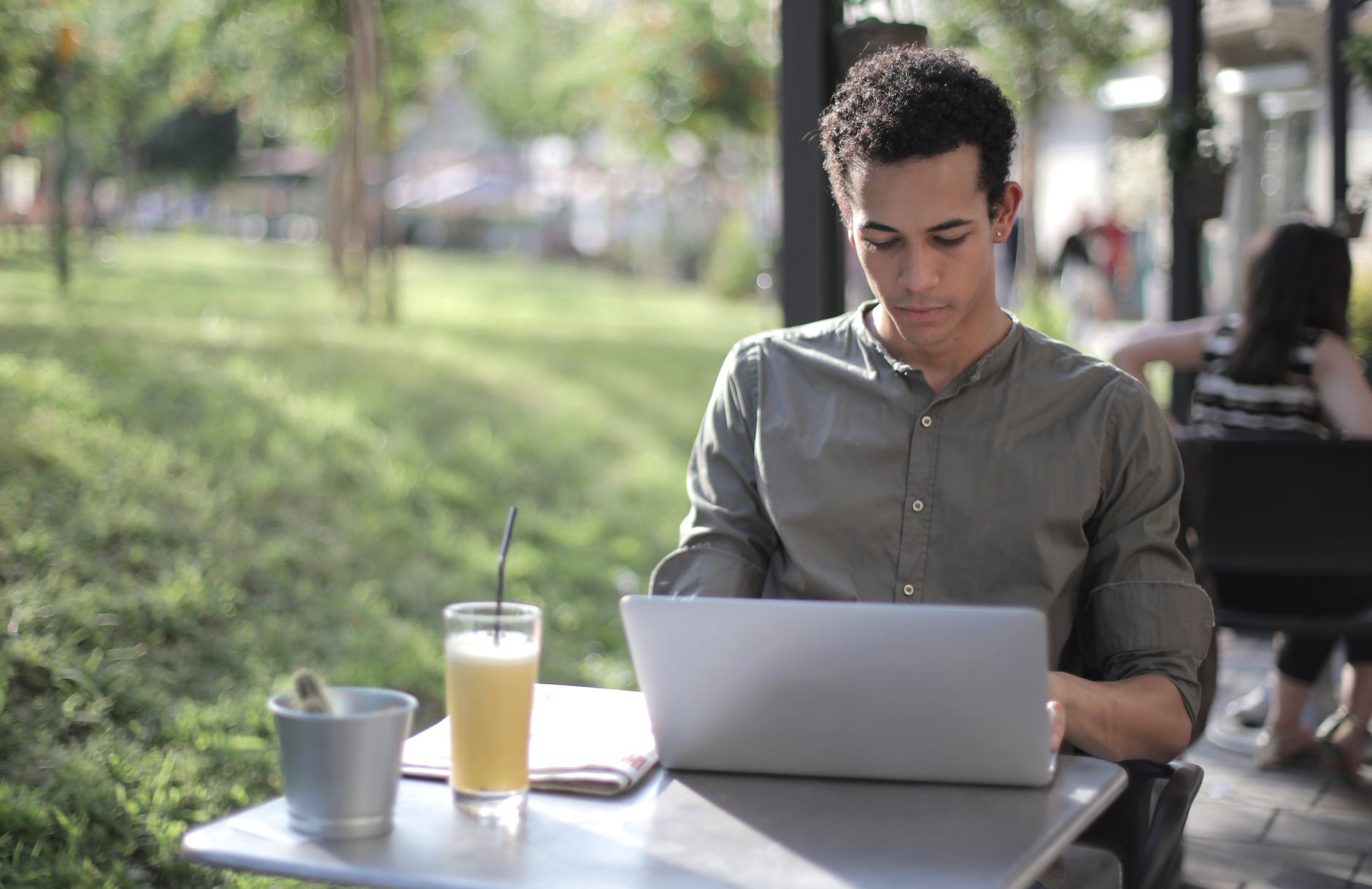 man looking at a letter from his employer about payment in lieu of notice